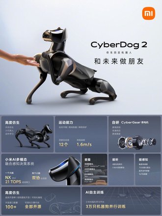 Особенности CyberDog 2. Фото: Xiaomi 