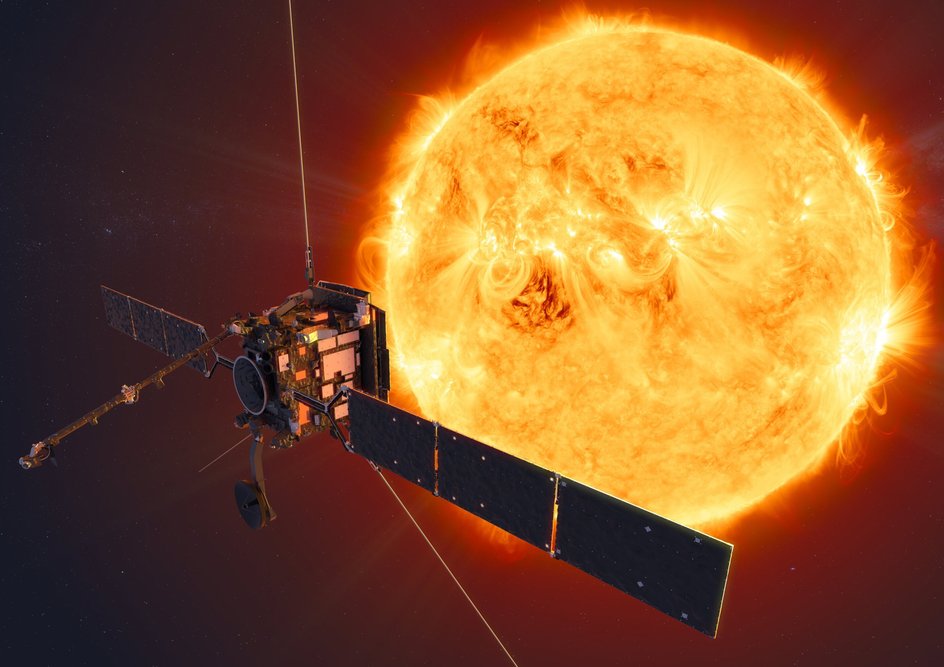 Solar Orbiter рядом с Солнцем