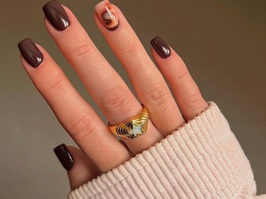 Размытые волны. Фото из аккаунта Nailsbyrach__x Размытые волны. Фото из аккаунта Nailsbyrach__x