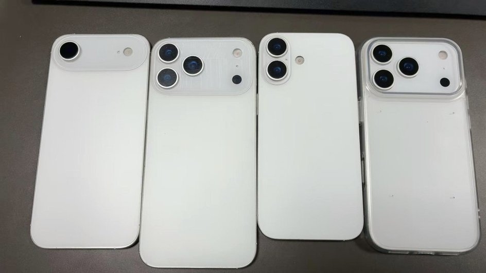iPhone 17 в белом цвете предполагаемый дизайн iPhone 17 в белом цвете предполагаемый дизайн