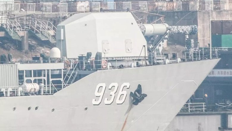 Рельсотрон, установленный на боевом корабле. Фото: The Verge