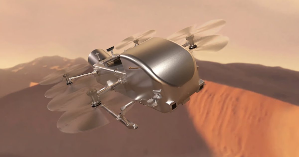 NASA дало добро на полет винтокрылого аппарата Dragonfly на Титан
