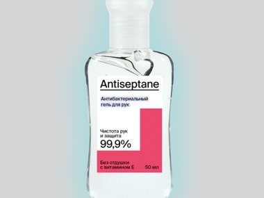 Slide image for gallery: 12947 | Антибактериальный гель для рук, Antiseptane