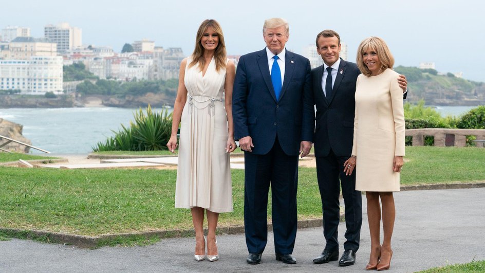 Трамп и Макрон Трамп и Макрон