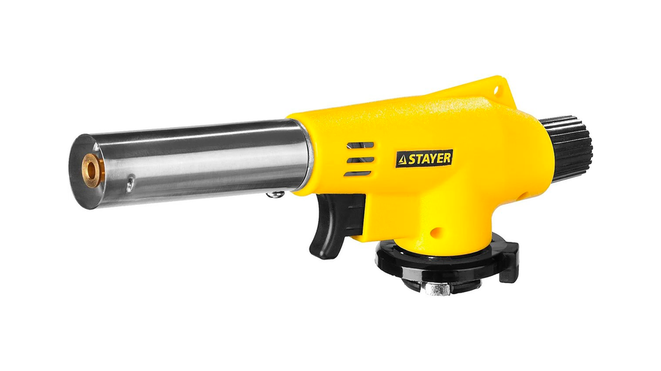 Газовая горелка STAYER MaxTerm с пьезоподжигом, 1300С 55584 Газовая горелка STAYER MaxTerm с пьезоподжигом, 1300С 55584