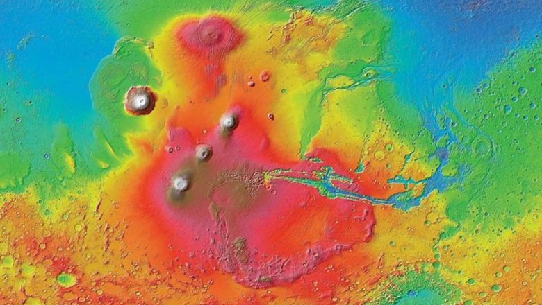 Регион Фарсида образовался в результате древнего вулканизма на Марсе