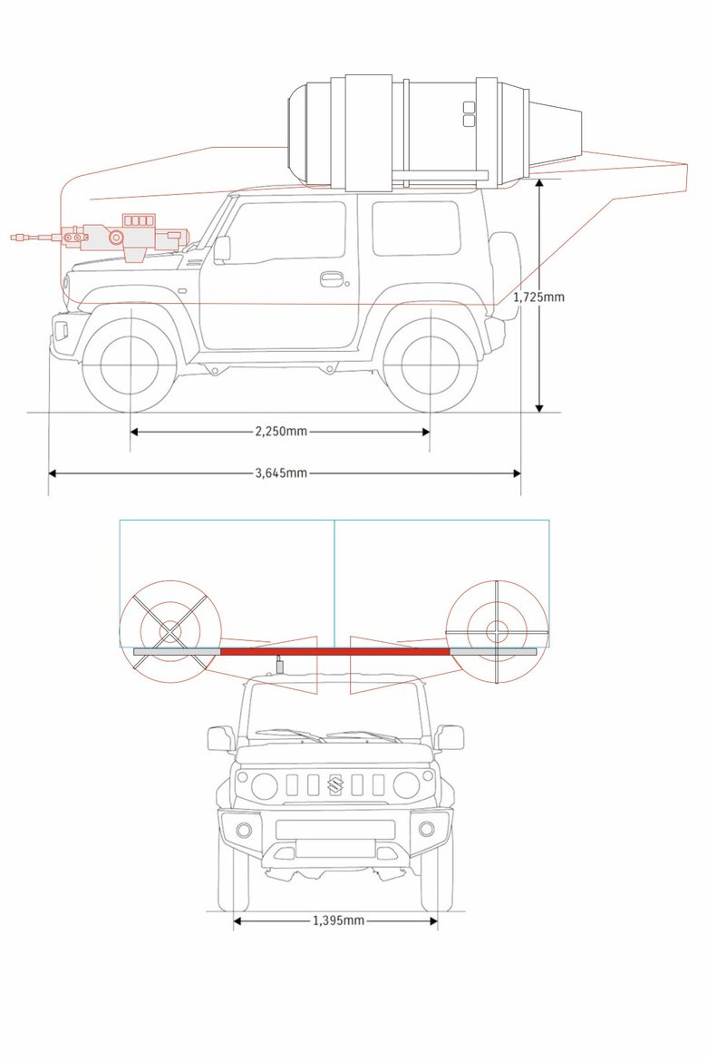 Чертеж Suzuki Jimny StarWars
