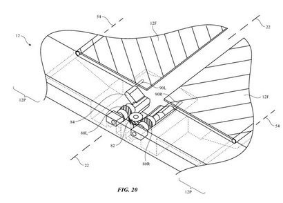 Так выглядит конструкция складного дисплея в патенте Apple
