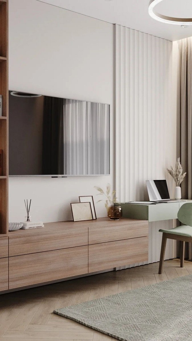Мебель в гостиную в современном стиле: выбор материала и поверхности