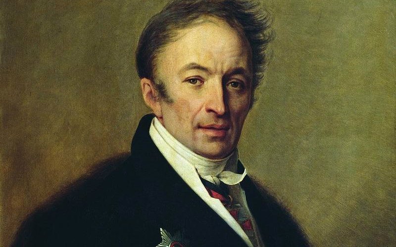 «Портрет Н.М. Карамзина», А. Венецианов (1828)