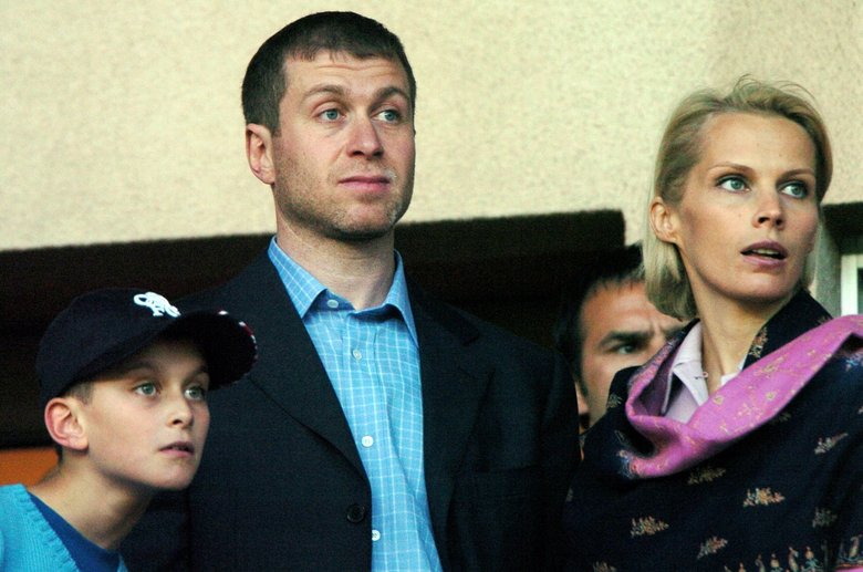 Абрамович со своей второй женой Ириной и сыном
