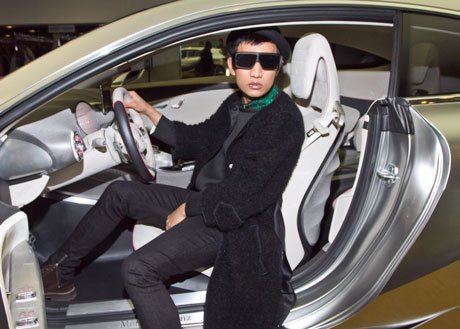 Брайан Бой на Mercedes-Benz Fashion Week в Москве