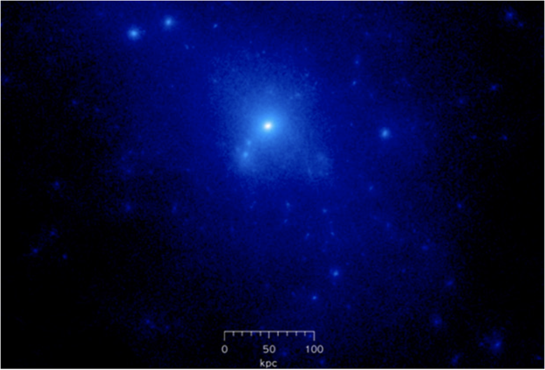 Гало темной материи может быть огромной бозонной звездой. Изображение: Wikipedia