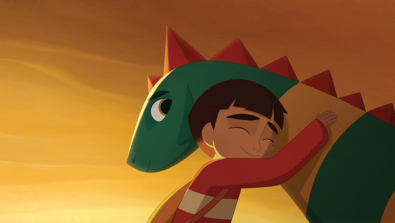 Кадр из мультфильма «Папин дракон»