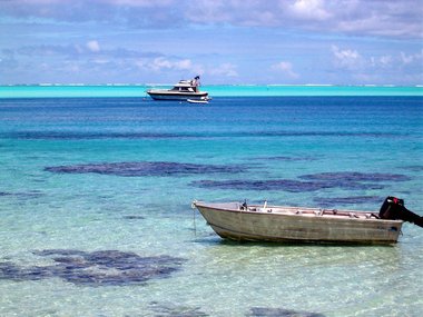 Матира Бич, остров Бора-Бора, Французская Полинезия. Баллы: 87