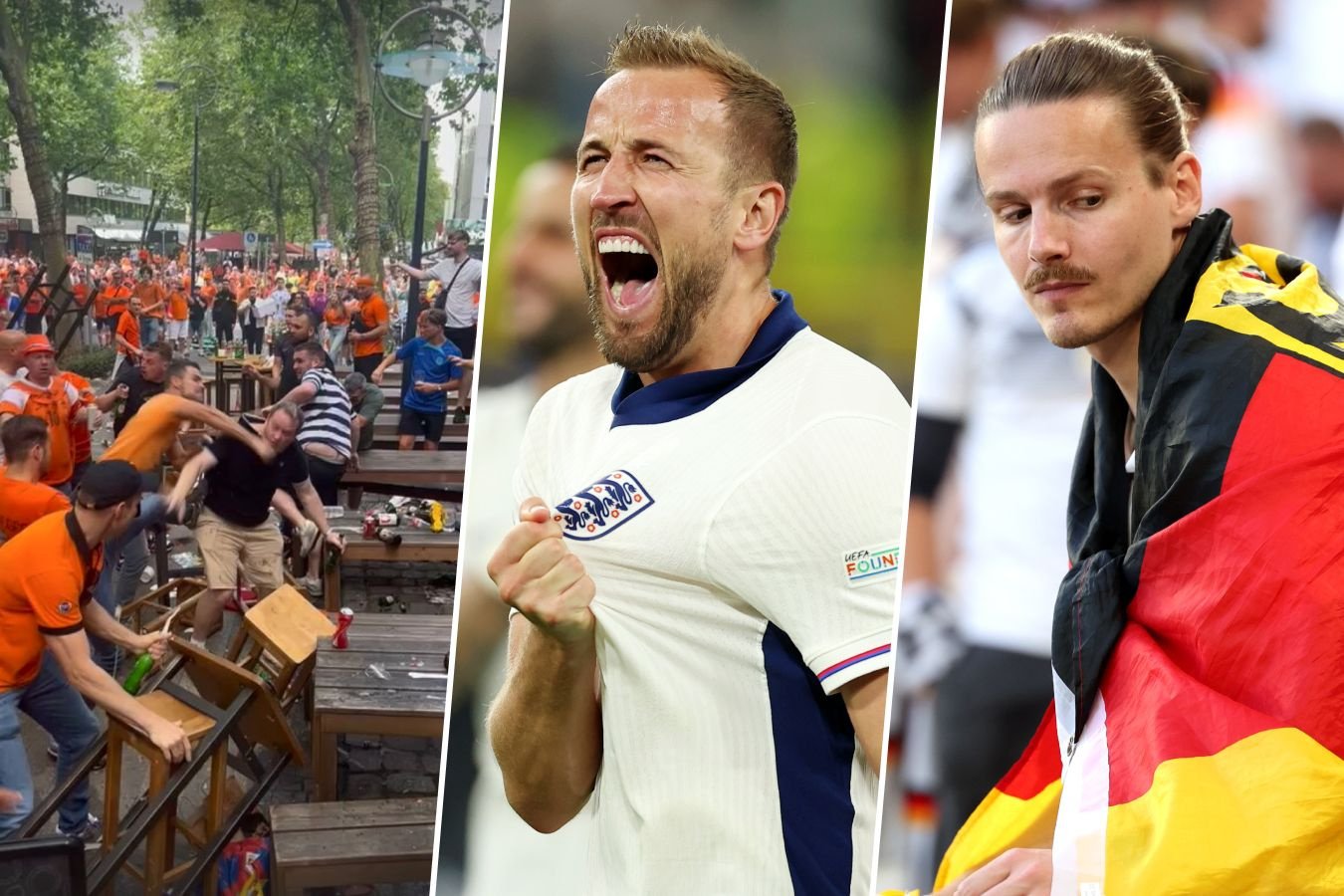 Побоище фанатов и массовые извинения немцев. Что творится на чемпионате Европы