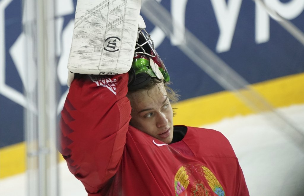 Колосов — первый белорусский вратарь в истории, выбранный на драфте НХЛ