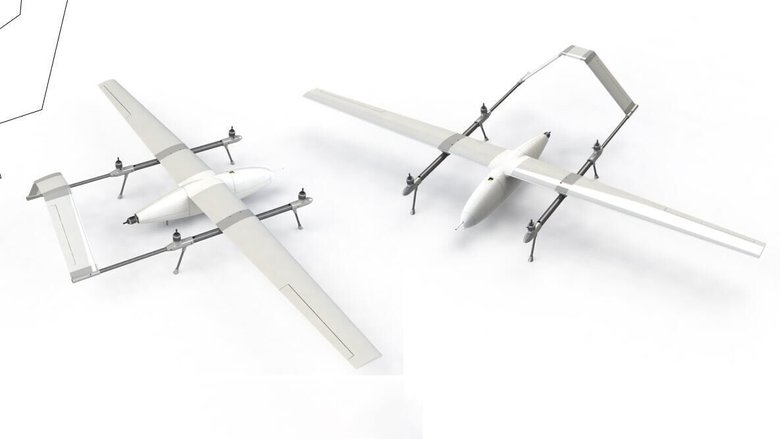 Прототип мультизадачного беспилотного самолета с вертикальным взлетом / Фото: ГУАП