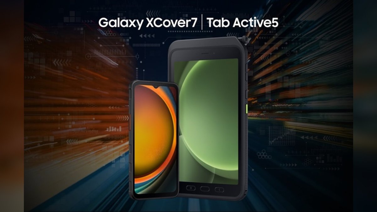 Samsung представила защищенный планшет Tab Active5 и ударопрочный смартфон  Galaxy XCover7 - Hi-Tech Mail.ru