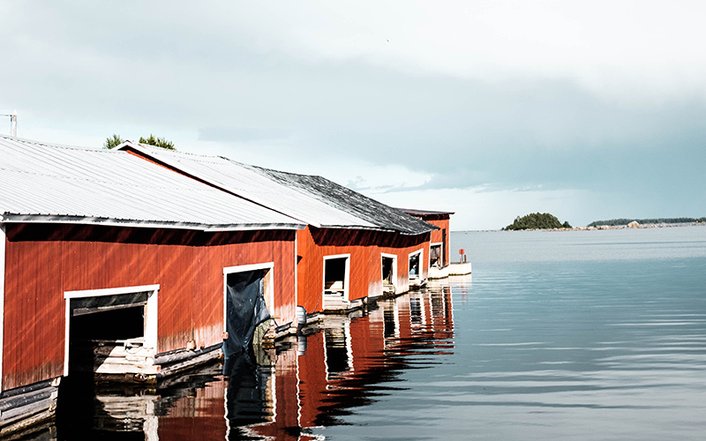 Пейзажи и архитектура Швеции