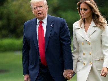 Slide image for gallery: 13084 | Дональд и Мелания Трамп. Источник: legion-media.ru