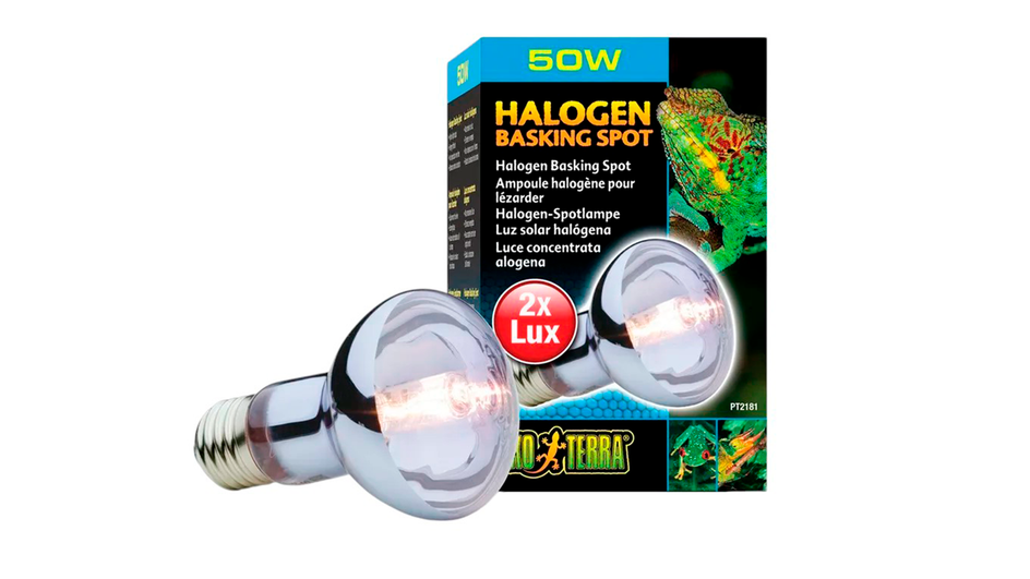 Галогенная и лампа накаливания для аквариума Exo Terra Halogen Basking Spot 50W Галогенная и лампа накаливания для аквариума Exo Terra Halogen Basking Spot 50W
