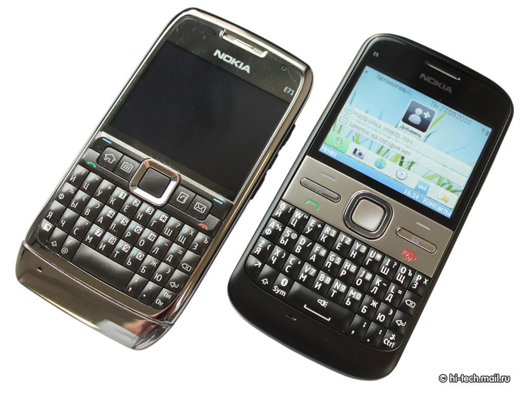 Обзор Nokia E5. Самый недорогой QWERTY-смартфон - Hi-Tech Mail.ru