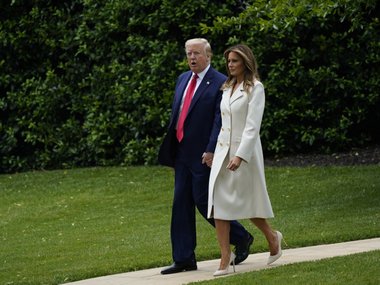 Slide image for gallery: 13084 | Дональд и Мелания Трамп. Источник: legion-media.ru
