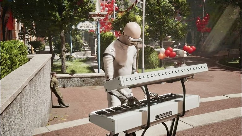 Так выглядит робот, который исполняет Komarovo на синтезаторе. Фото: YouTube