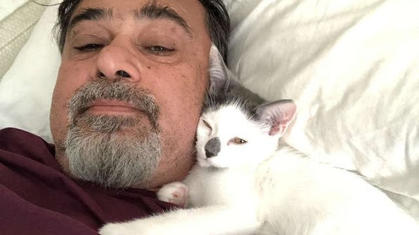 Мужчина отказывался держать котов, пока не влюбился в котенка