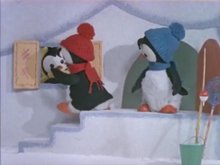 Кадр из Три пингвина