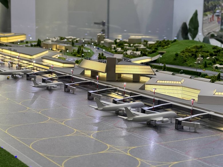 Проект реконструкции сочинского аэропорта. Фото: Telegram-канал «Уважаемые пассажиры»
