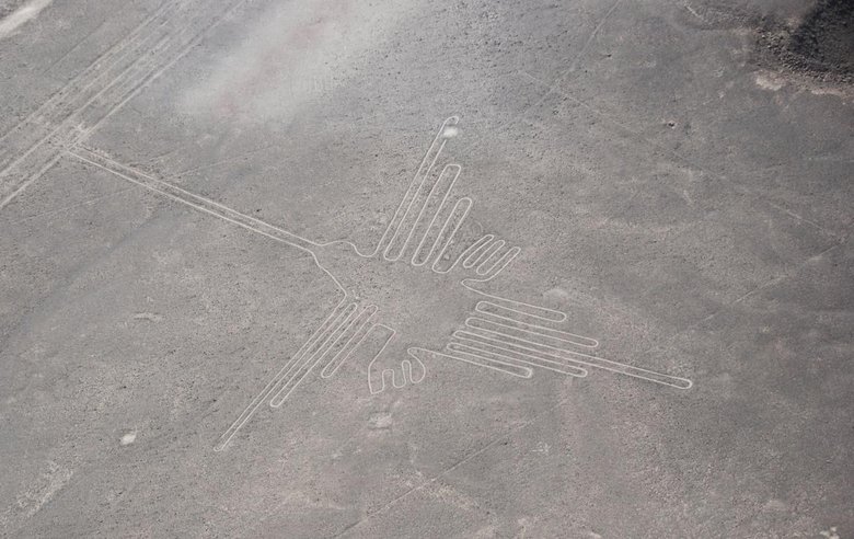 Один из геоглифов пустыни Наска. Фото: Eurekalert
