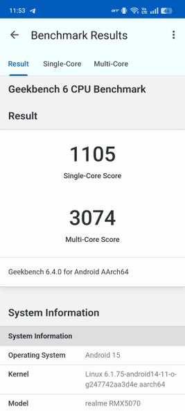 бенчмарки realme 14 5G бенчмарки realme 14 5G