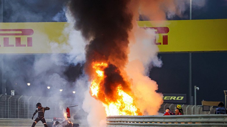 Crash Romain Grosjean
