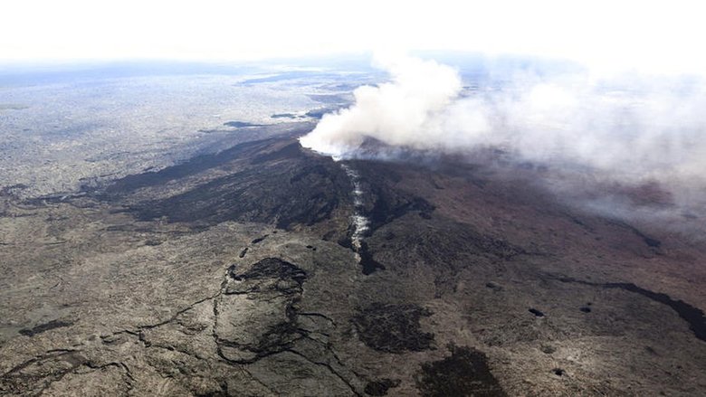 Вулкан Килауэа во время извержения. Фото: Chicago Tribune