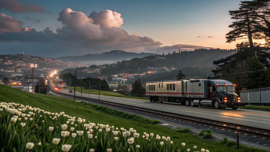 Автономный грузовик Glīd Technologies и Mendocino Railway Автономный грузовик Glīd Technologies и Mendocino Railway