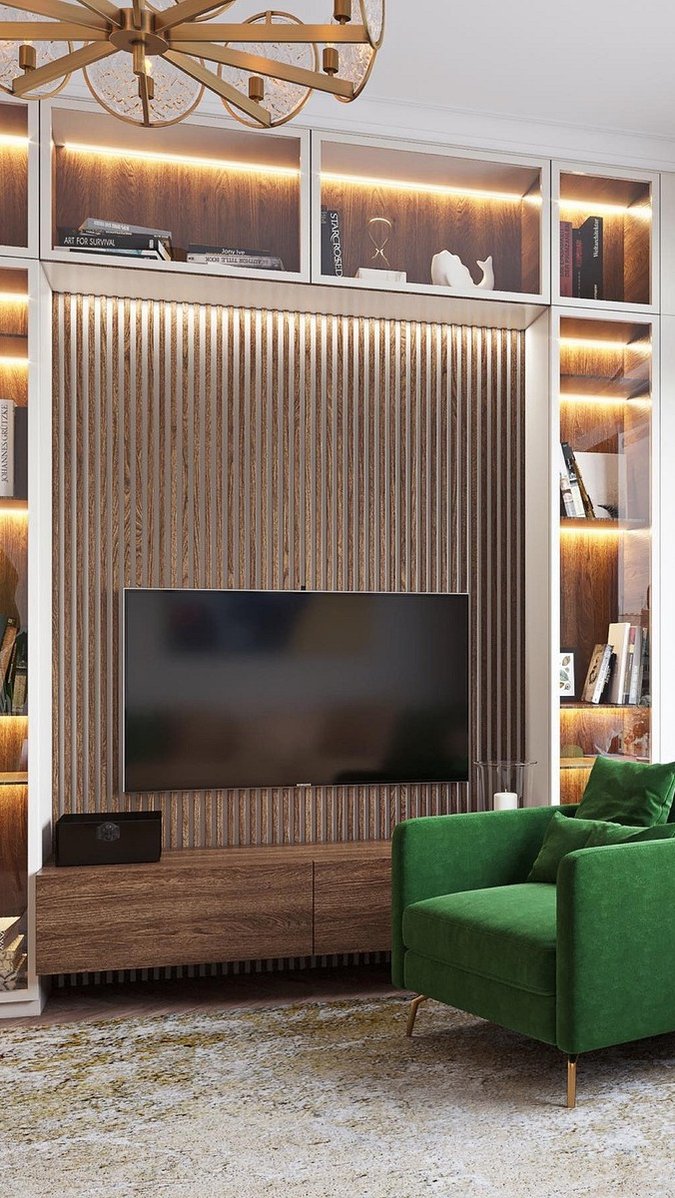 Модульная стенка в гостиную: советы по выбору и 90 красивых фото в интерьере