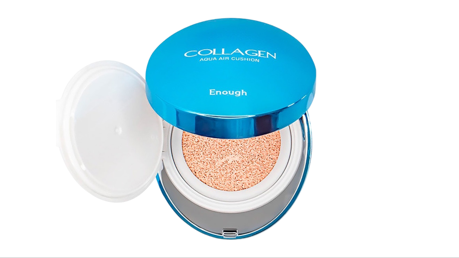 Кушон для лица фирмы Enough серия Cushion Collagen Aqua Air Кушон для лица фирмы Enough серия Cushion Collagen Aqua Air