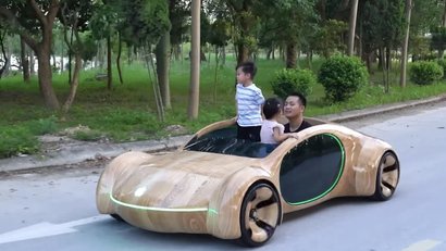 Apple Car из дерева