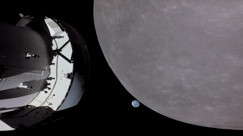 Еще одно фото, сделанное камерой «Ориона». Источник: NASA 