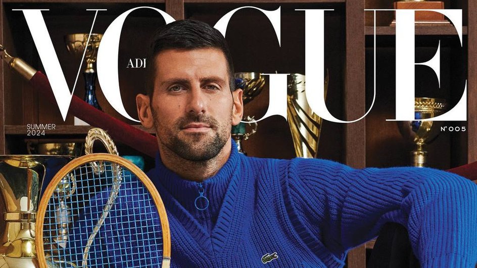 Новак Джокович на обложке Vogue Новак Джокович на обложке Vogue