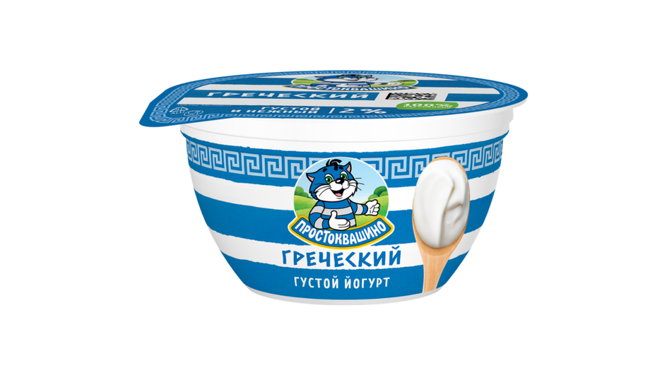 Йогурт греческий фирмы «Простоквашино» серия густой 2% Йогурт греческий фирмы «Простоквашино» серия густой 2%
