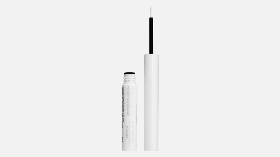 Белая жидкая водостойкая подводка для глаз KIKO MILANO Super colour waterproof eyeliner Белая жидкая водостойкая подводка для глаз KIKO MILANO Super colour waterproof eyeliner
