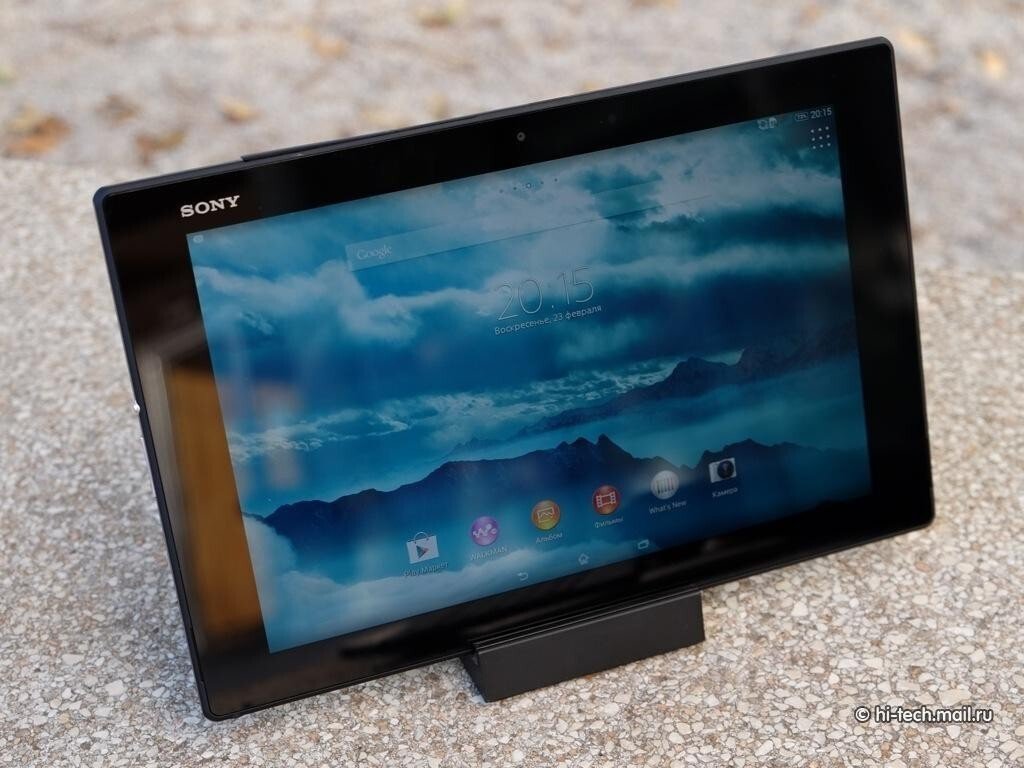 Обзор Sony Xperia Z2 Tablet: ультратонкий защищенный планшет - Hi-Tech  Mail.ru