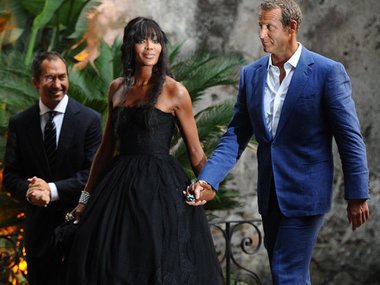 Slide image for gallery: 2033 | Наоми Кэмпбелл и Вячеслав Доронин на показе Dolce&Gabbana в Сицилии