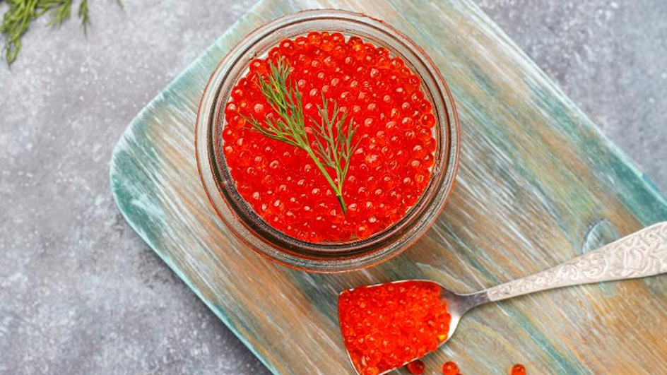 Засоленная икра форели Засоленная икра форели