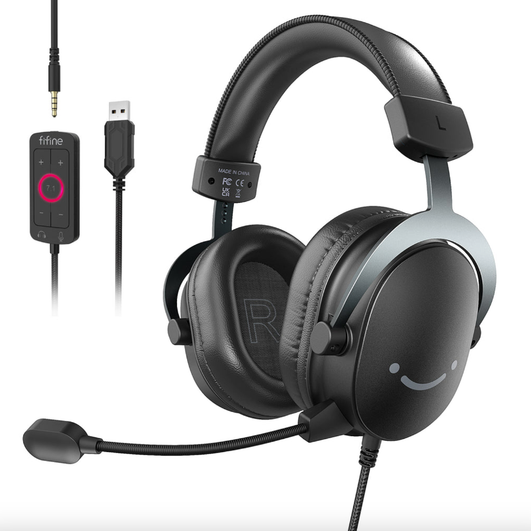 Проводные игровые наушники Fifine Ampligame H9 Проводные игровые наушники Fifine Ampligame H9