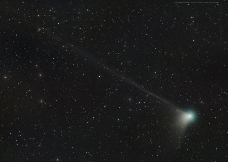 Так выглядит комета с Zwicky Transient Facility. Фото: NASA 