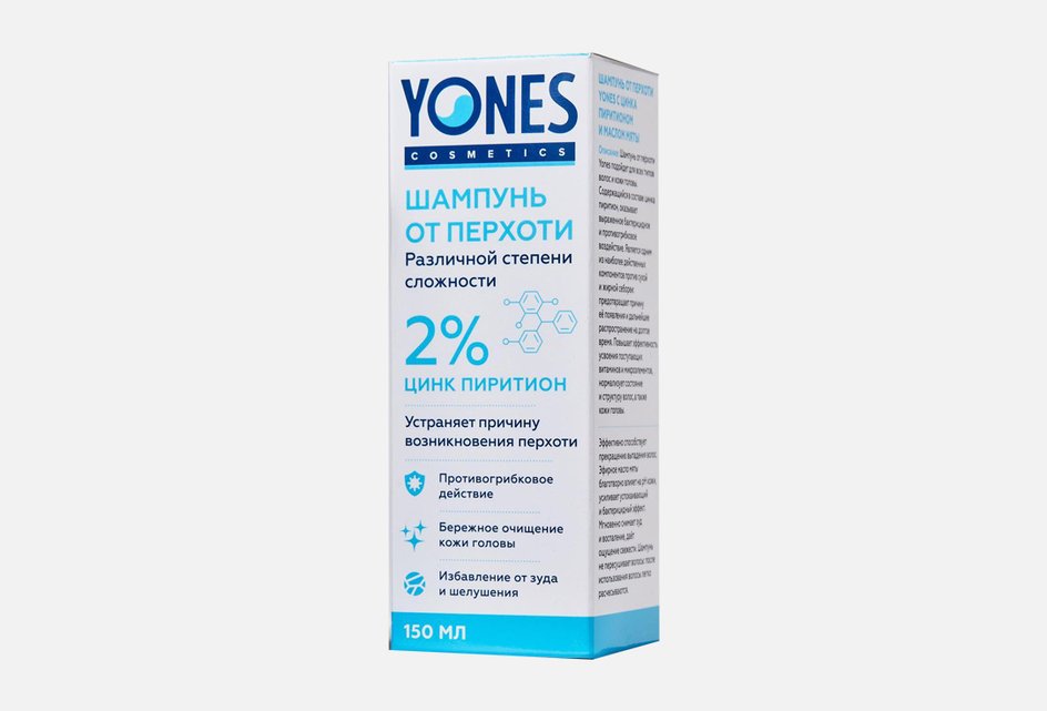 Шампунь c цинк пиритионом, Yones Шампунь c цинк пиритионом, Yones